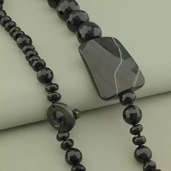 🏷️️ Намисто Агат 70 см. ss_103338