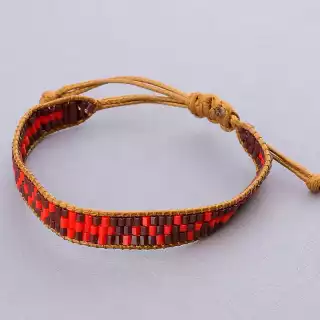 Браслет шамбала Бісер 17 см