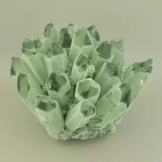 Зразок кварц (100х140 мм, зелений, одиничний екземпляр)