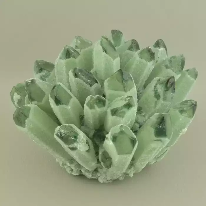 🏷️️ Зразок кварц (100х140 мм, зелений, одиничний екземпляр) ss_105203