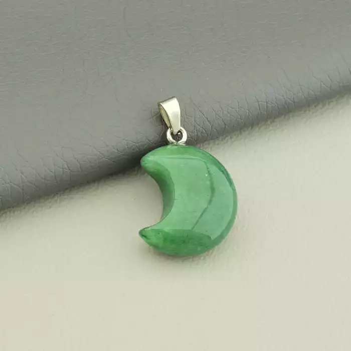 🏷️️ Кулон нефрит 25x17мм. F-105510