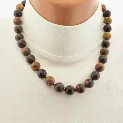 🏷️️ Намисто Яшма під светр 45 см F-106429