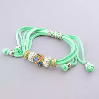 Браслет Сrystal 17 см шкірозамінник