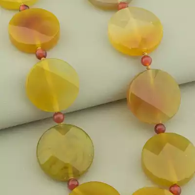 🏷️️ Намисто Агат 49 см F-85550