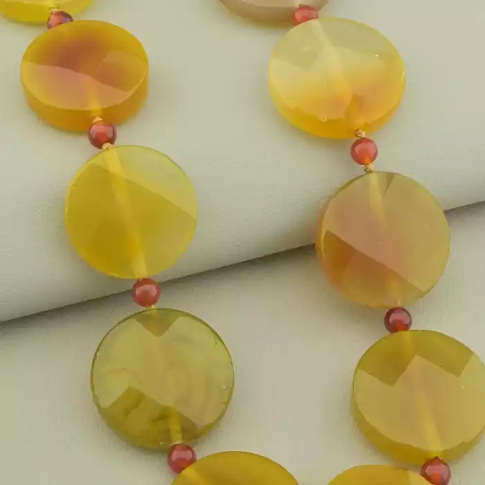 🏷️️ Намисто Агат 49 см ss_85550