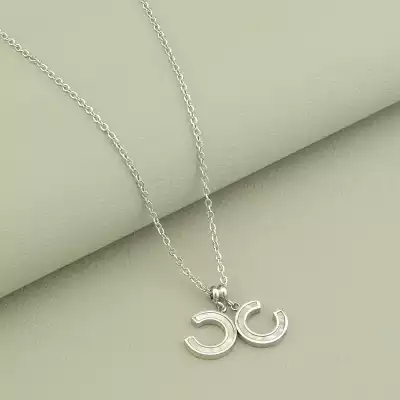 🏷️️ Підвіска Stainless Steel Перламутр 40 см (родій) F-102922