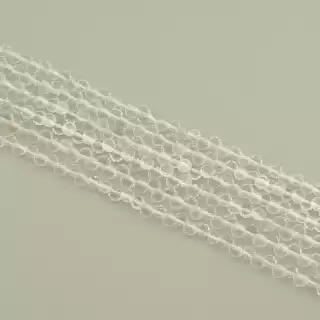 Намистини Гірський кришталь 39 см. на нитці (натуральне каміння, без застібки)