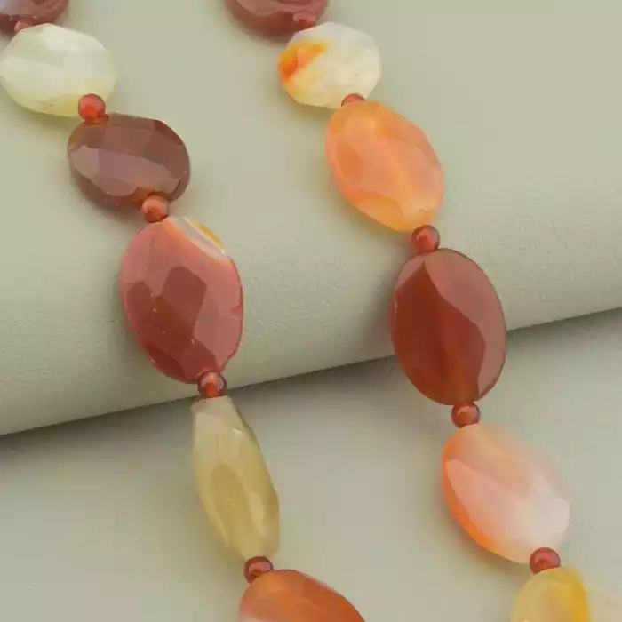 🏷️️ Намисто Сердолік 45 см. ss_103439