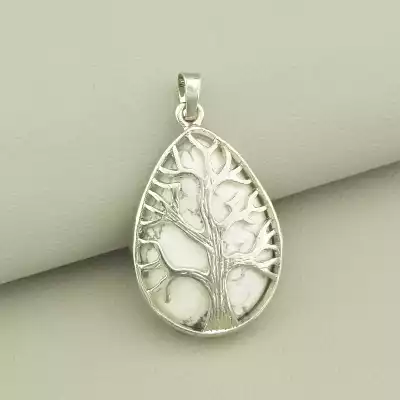 🏷️️ Кулон дерево Кахолонг 40x23мм. F-103753