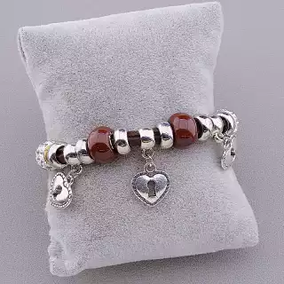 Браслет Сrystal 17 см екошкіра