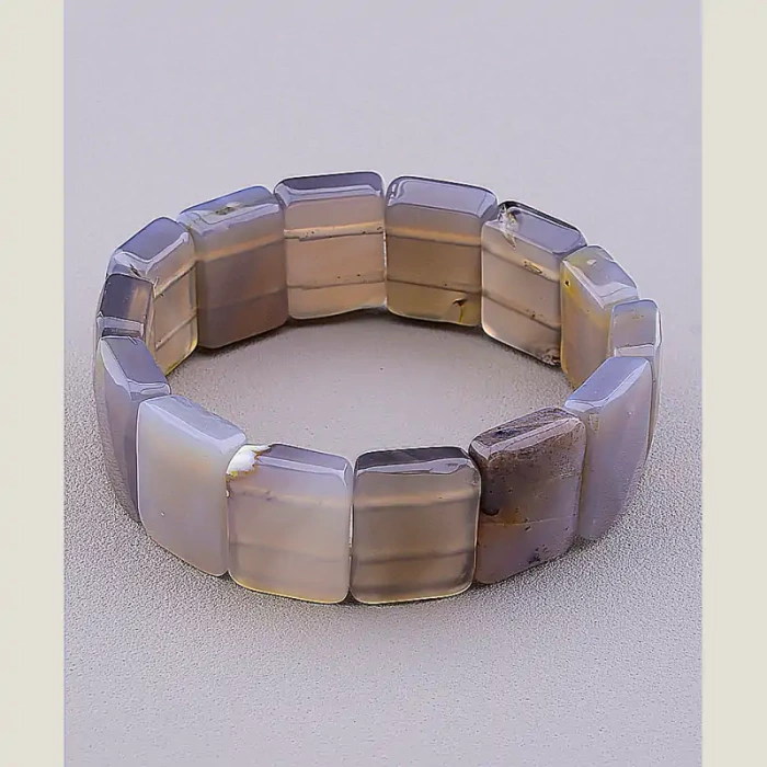 🏷️️ Браслет резинка Агат 20 см ss_69213