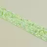 🏷️️ Намистини Хризоліт (40 см, грань, зелений) F-105098