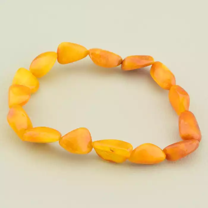 🏷️️ Браслет на резинці Янтар 18 см F-105915