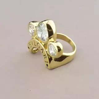 Набір Підвіска+Каблучка+Сережки Winniana (позолота 18к з фіанітами)