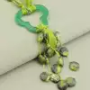 🏷️️ Намисто підвіска петля Агат, Жадеїт 50 см F-106120