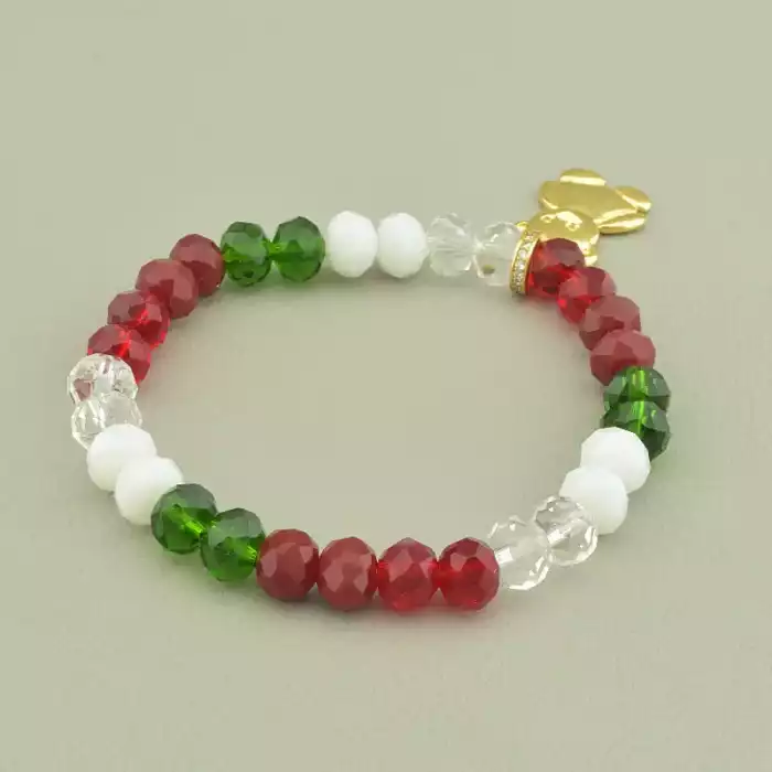 🏷️️ Браслет резинка Чеський кришталь 18 см. ss_98415