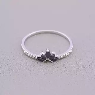 Каблучка Фіаніт (срібло)