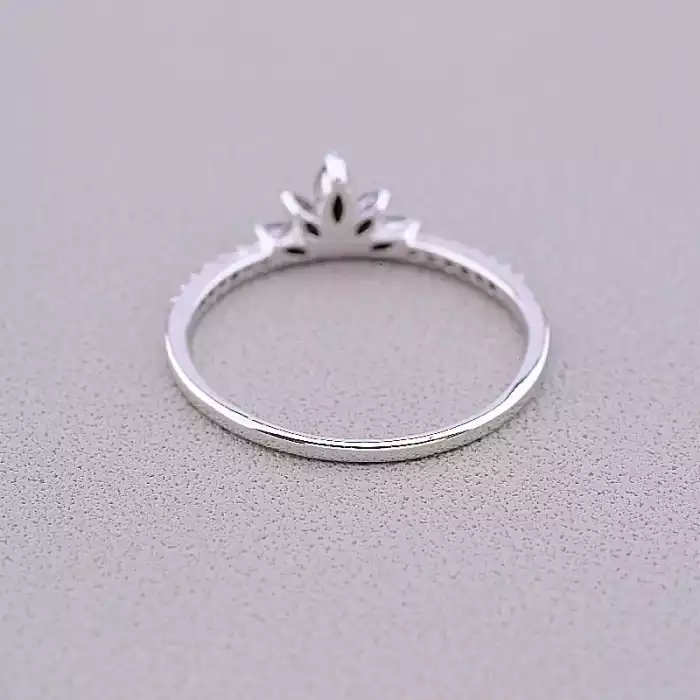 🏷️️ Каблучка Фіаніт (срібло) ss_65586