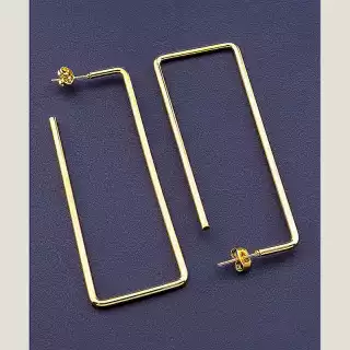 Сережки з французьким замком FJ 70х25 мм