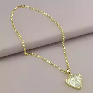 Підвіска Winniana Фіаніт 45 см (позолота 18к)