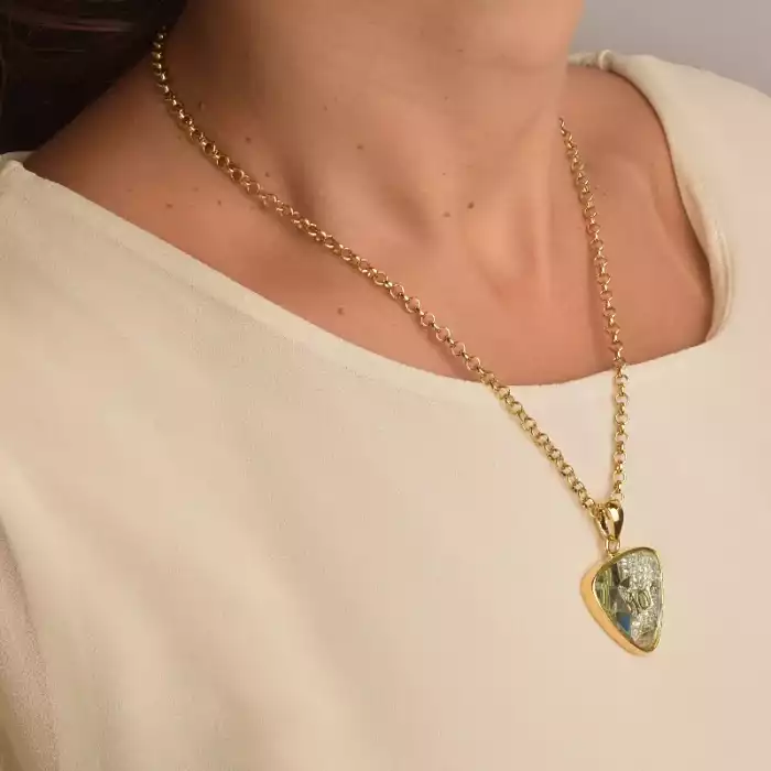 🏷️️ Підвіска Winniana Фіаніт 45 см (позолота 18к) ss_86672