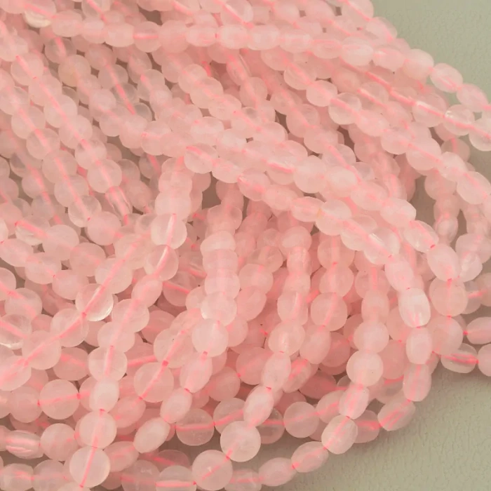 🏷️️ Нитка Рожевий кварц 38 см. (без застібки) ss_102820