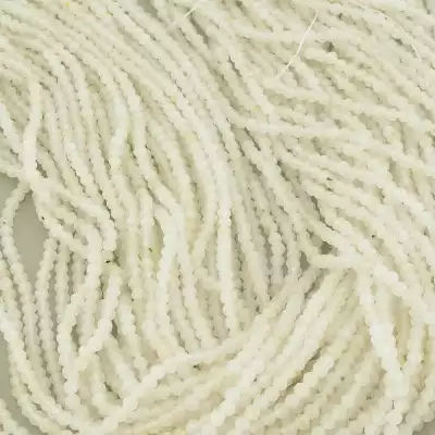 🏷️️ Намистини Місячний камінь 39 см. 2,5мм. на нитці (натуральне каміння, без застібки) F-103646