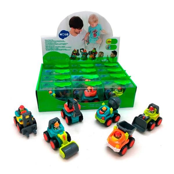 Іграшкова машинка Hola Toys Будівельна техніка 6 видів в асорт. (3116B) 3116B 3116B