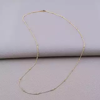 Ланцюг Xuping 60 см. (позолота 18к, застібка карабін)