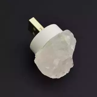 USB лампа Гірський кришталь 40х30мм для повербанка