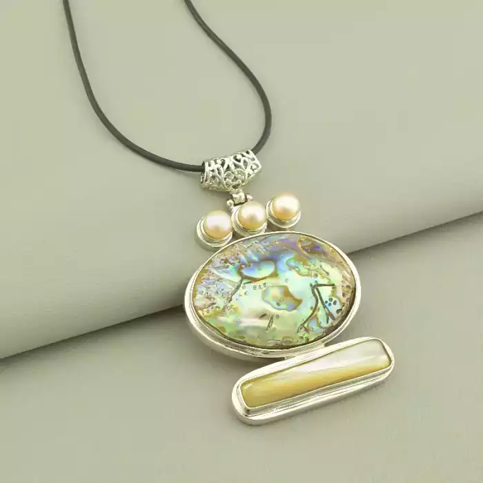 🏷️️ Підвіска Перли, Галіотіс 48 см. ss_99420