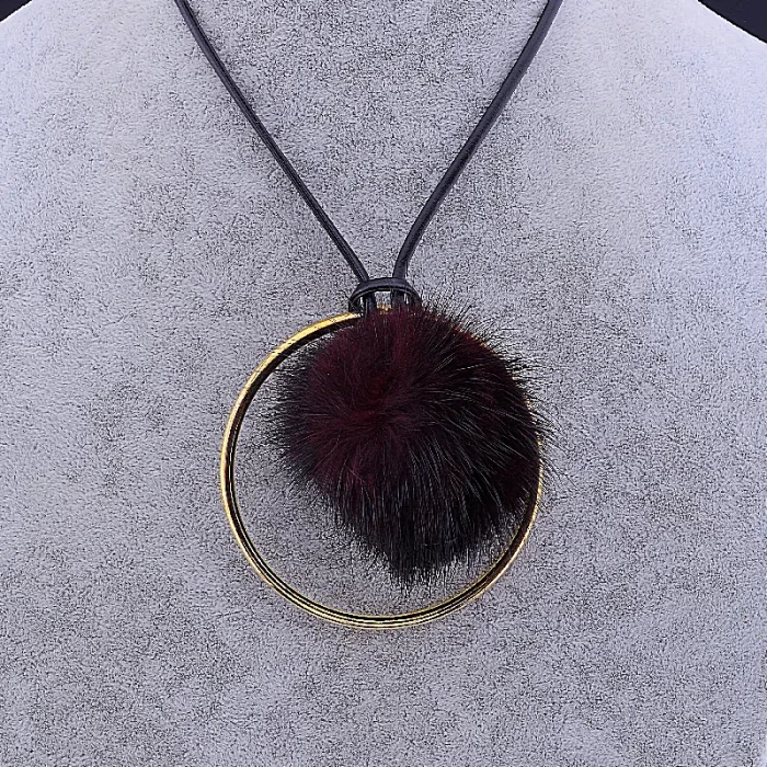 🏷️️ Підвіска Хутро 80 см ss_34248