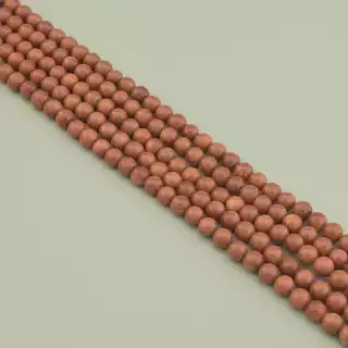 Намистини Авантюрин (імітація) 37 см 6 мм на нитці в формі кульки