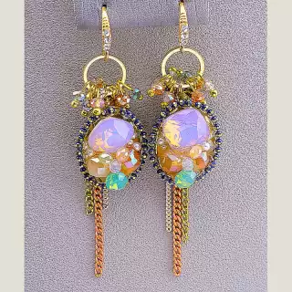 Сережки Сrystal Hanbeishi (Корея)