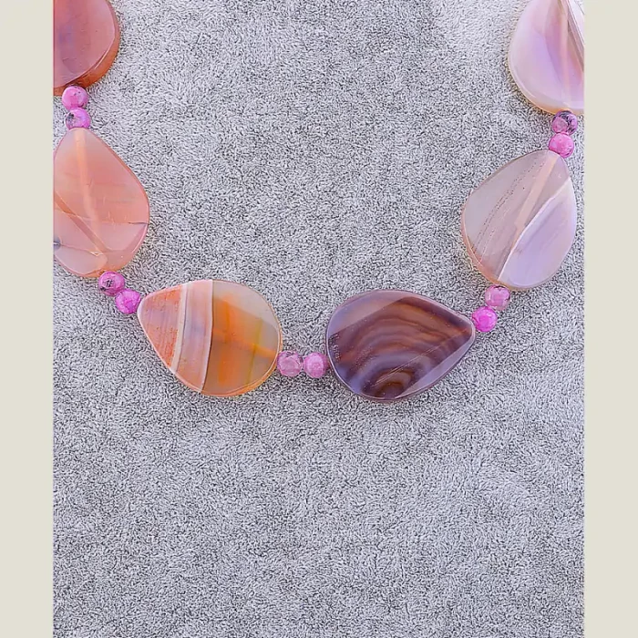 🏷️️ Намисто Агат 55 см ss_64615