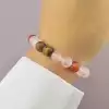 🏷️️ Браслет резинка Самоцвіти 16 см F-84729