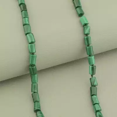 🏷️️ Намисто Малахіт (cрібло 925 проба) 45 см. F-101301