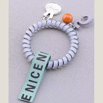 🏷️️ Резинка для волосся Flora Secret пластик/метал F-41304