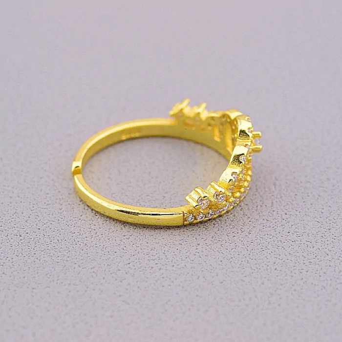 🏷️️ Каблучка роз'ємна FJ Сrystal ss_43393