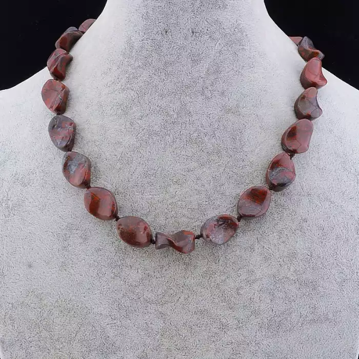 🏷️️ Намисто Яшма 47 см ss_78956