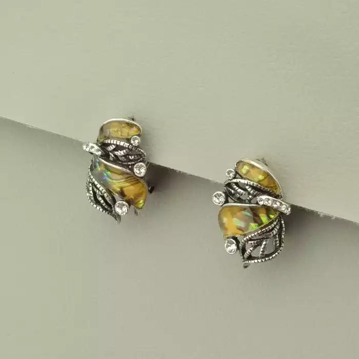 🏷️️ Підвіска + Сережки Фіаніт 46 см. ss_103859