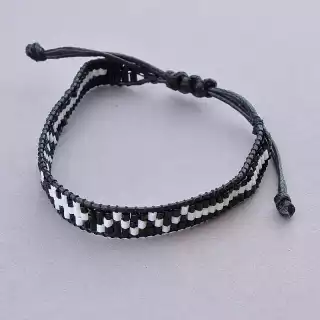 Браслет шамбала Бісер 17 см