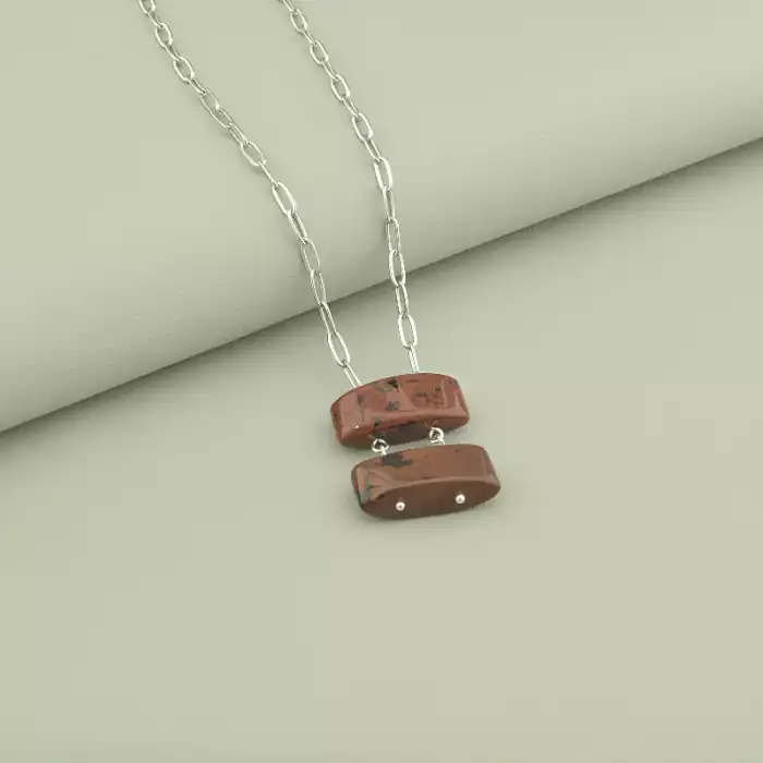 🏷️️ Підвіска Обсидіан 48 см. ss_97432