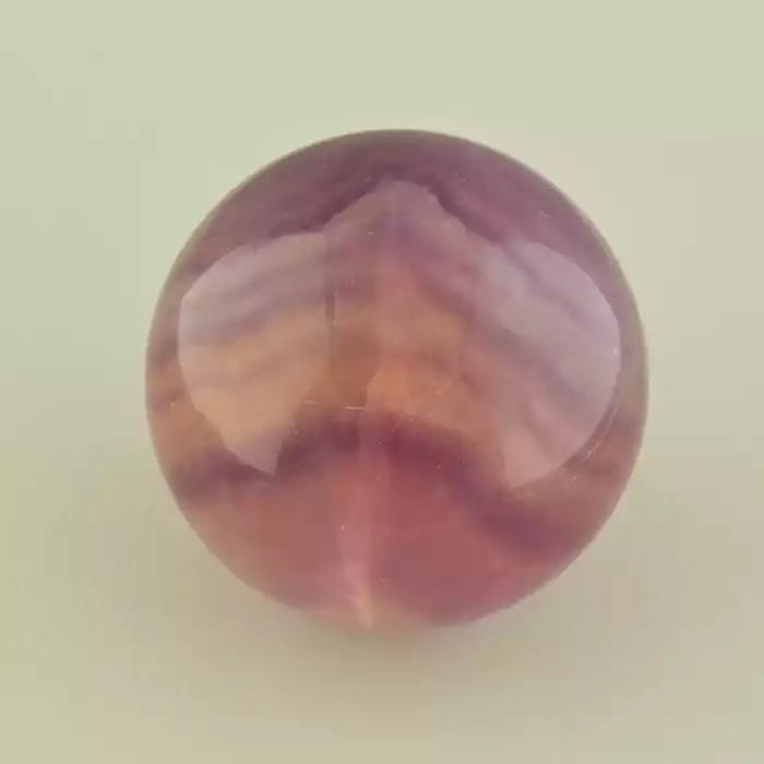 🏷️️ Куля Флюорит (51х51 мм, фіолетовий, жовтий, одиничний екземпляр) ss_104999