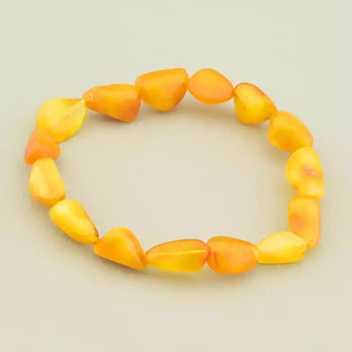 🏷️️ Браслет на резинці Янтар 16 см F-105917