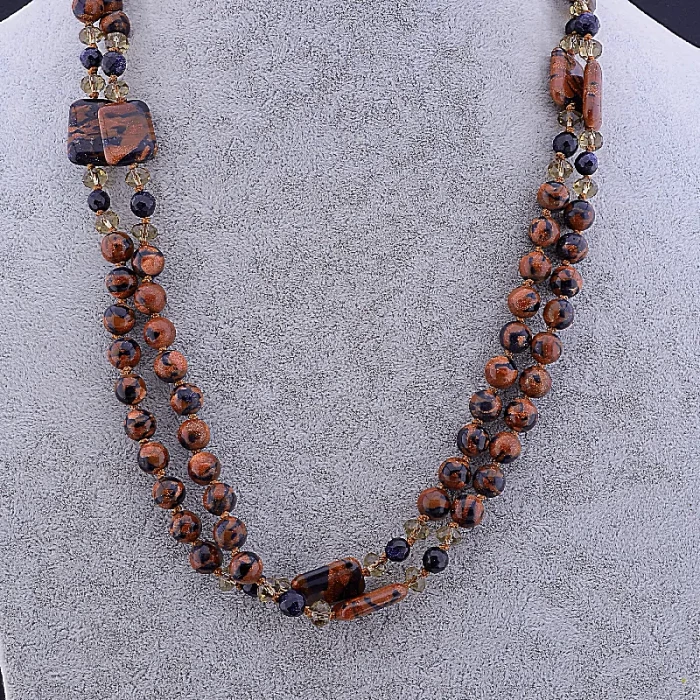 🏷️️ Намисто Золотий Пісок 120 см ss_81760