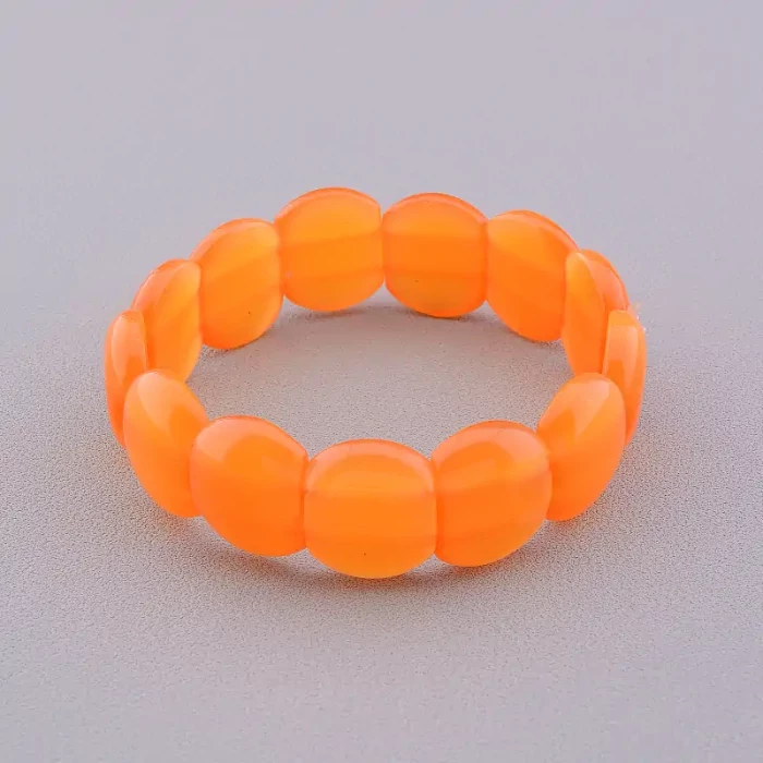 🏷️️ Браслет резинка Котяче око 16 см ss_82488