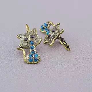 Сережки на англійській застібці Fashion Сrystal