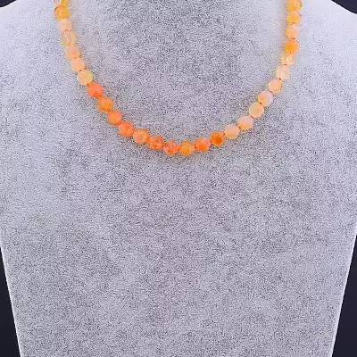 🏷️️ Намисто Сердолік 45 см F-63473