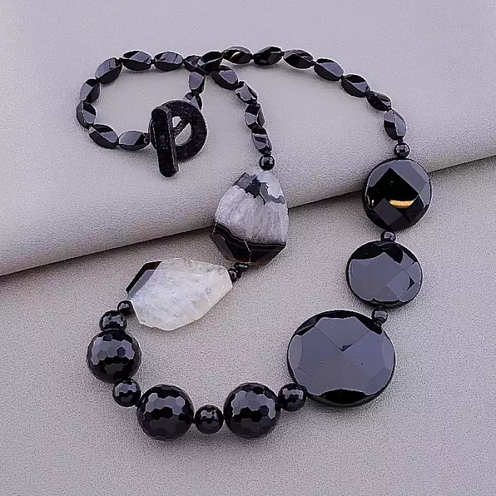 🏷️️ Намисто Агат 63 см ss_83725